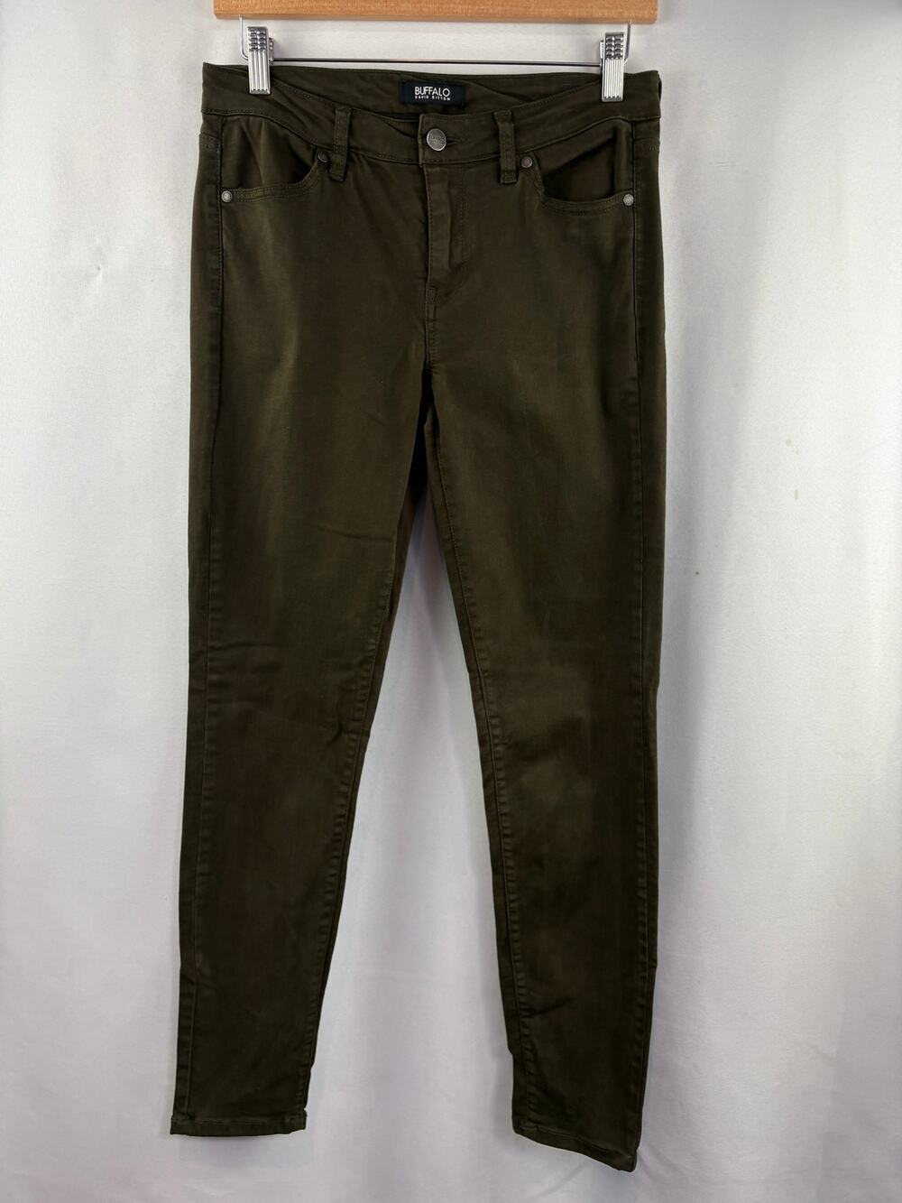 Women’s Buffalo David Bitton Size 4/27 Olive Green Skinny Jeans